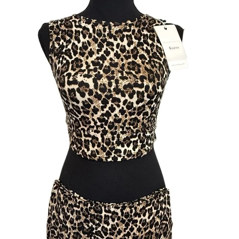 Elleven nwt leopard